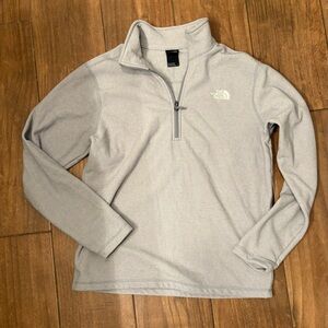 The North Face Light Gray Fleece Pullover